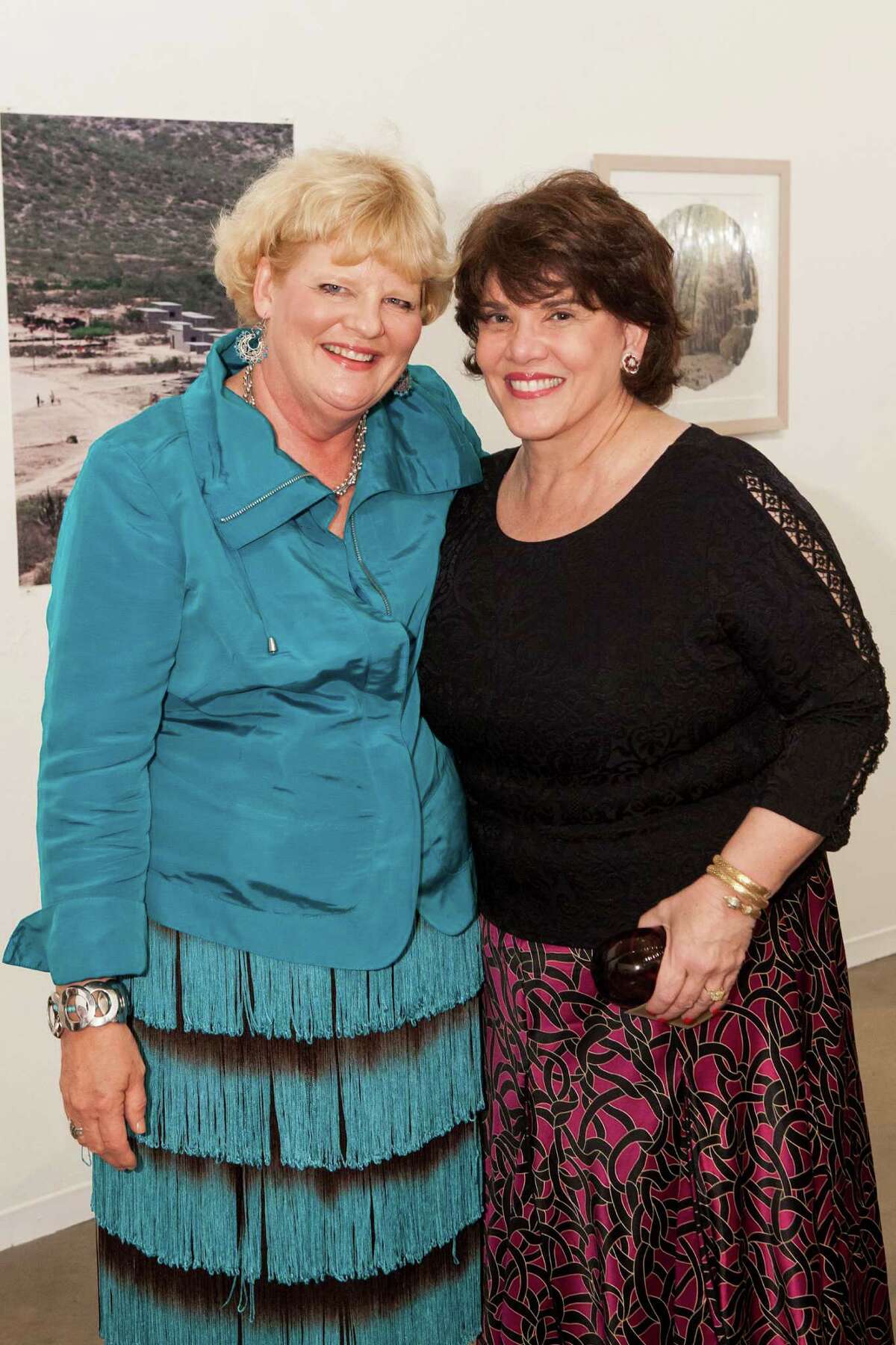 Chairs Gwen Goffe, left, and Lynne Hudson