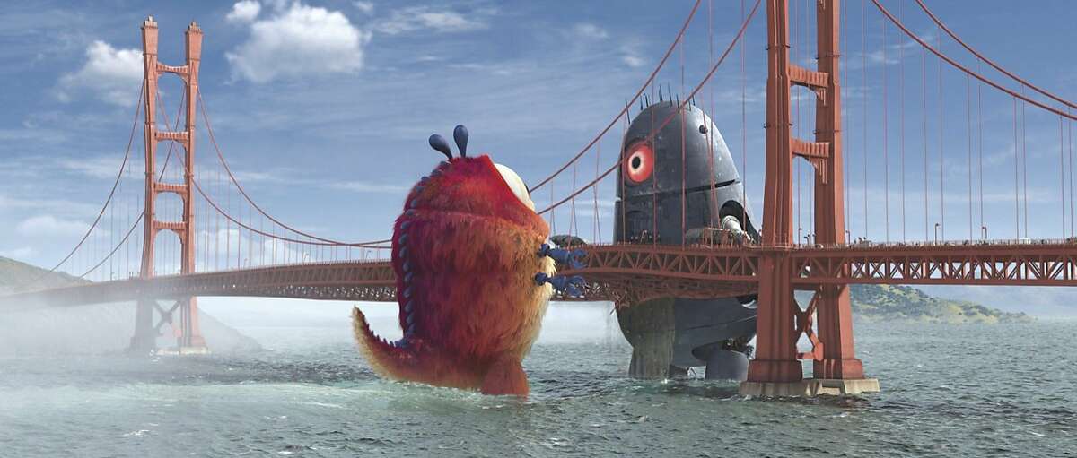 The Golden Gate Bridge in "Monsters vs. Aliens."