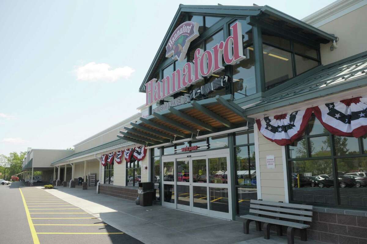 A view of the outside of the new Hannaford supermarket at 43 Round Lake Road on Thursday, May 17, 2012 in Malta, NY. (Paul Buckowski / Times Union)