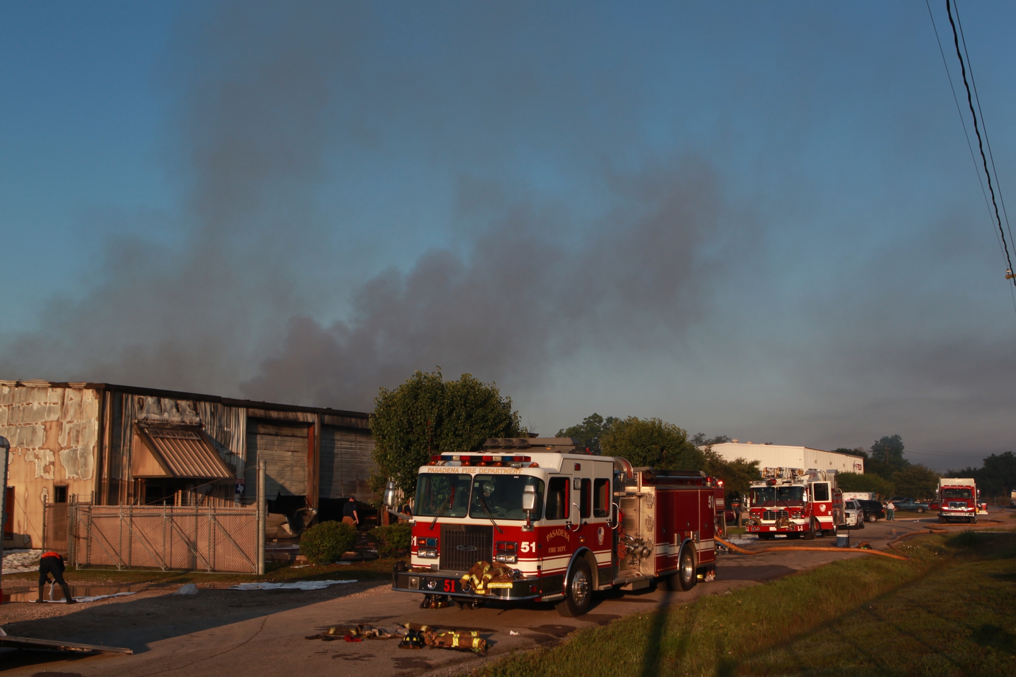 Fire in Pasadena