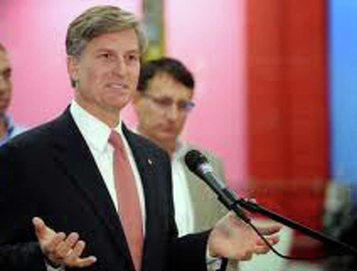 Republican Steve Obsitnik of Westport, shown announcing his candidacy last November, on Friday won the Republican endorsement in the 4th Congressional District.