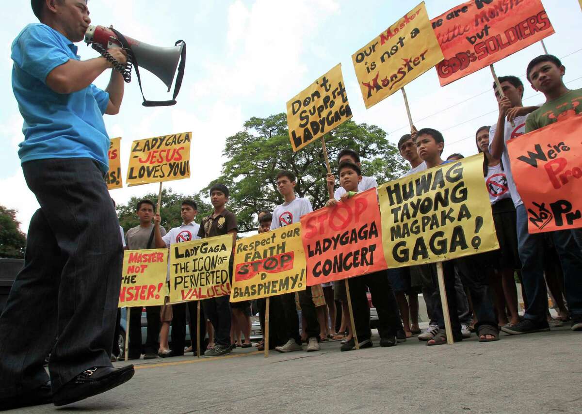 Filipino Christian Group Protests Lady Gaga Shows