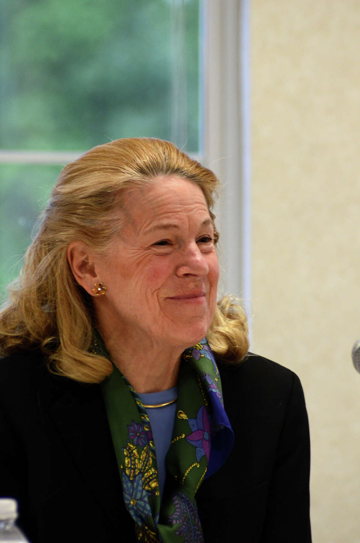 Leslie Tarkington, member of the Board of Estimation and Taxation, at Greenwich Town Hall on Monday, May 21, 2012.