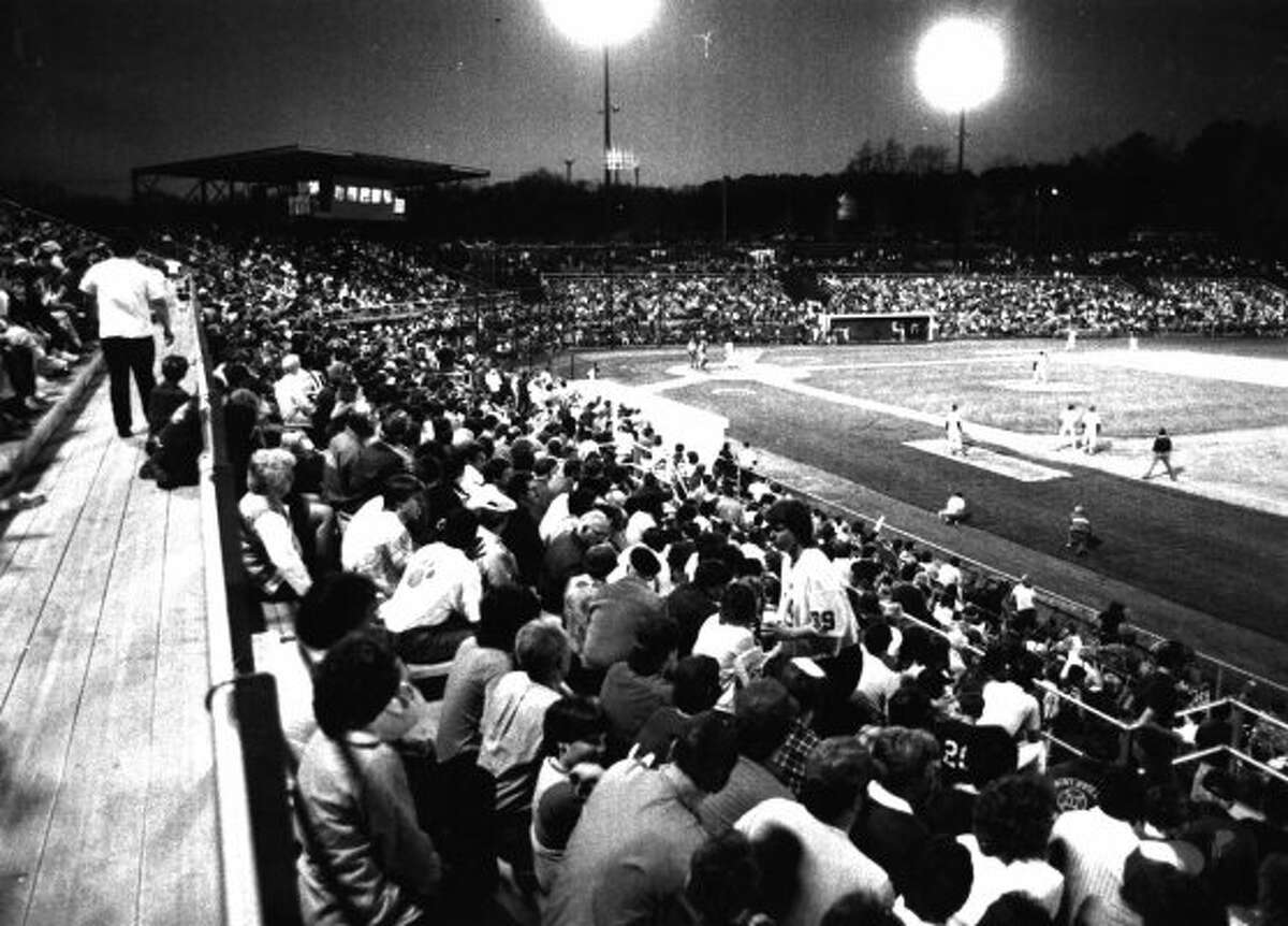 Opening day for the Albany-Colonie Yankees at Heritage Park on April 20, 1987.