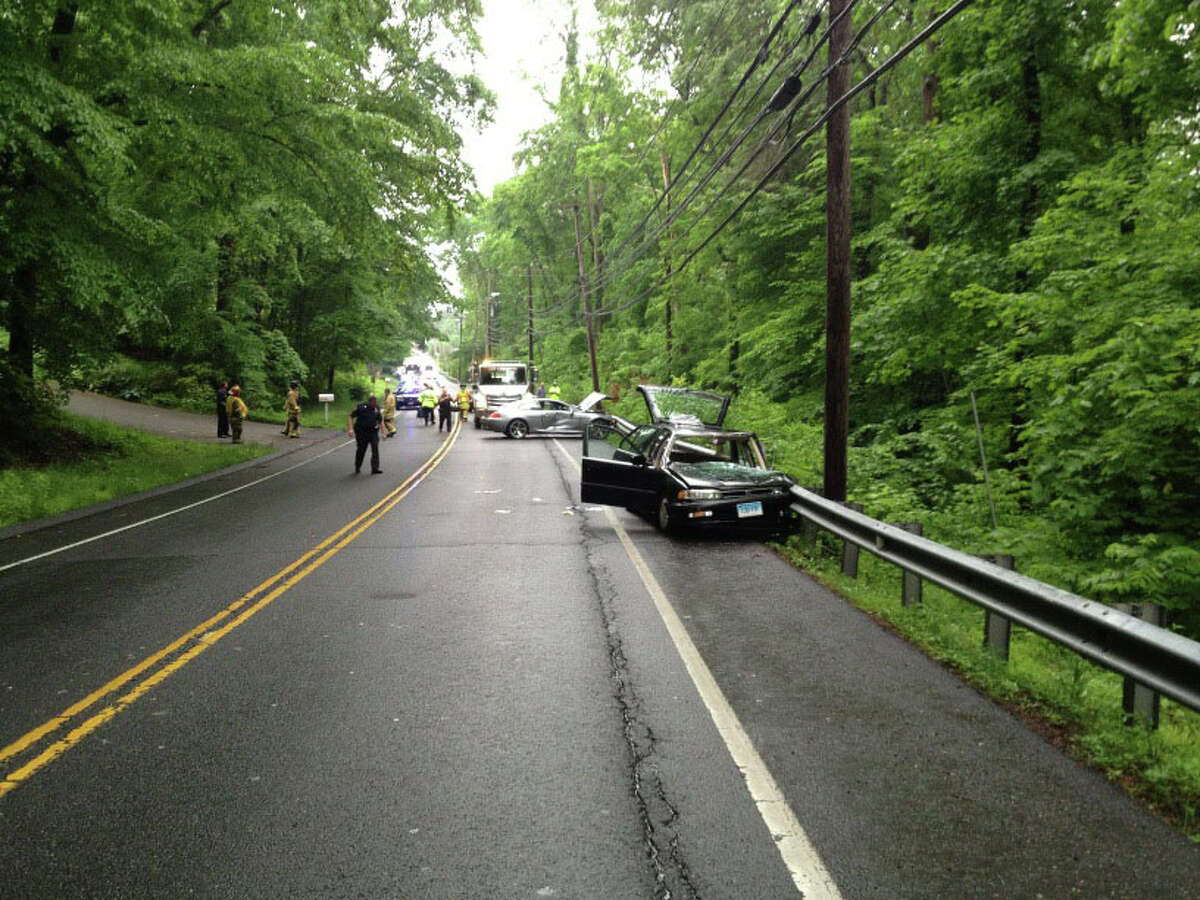 2 hospitalized in ugly Stamford crash