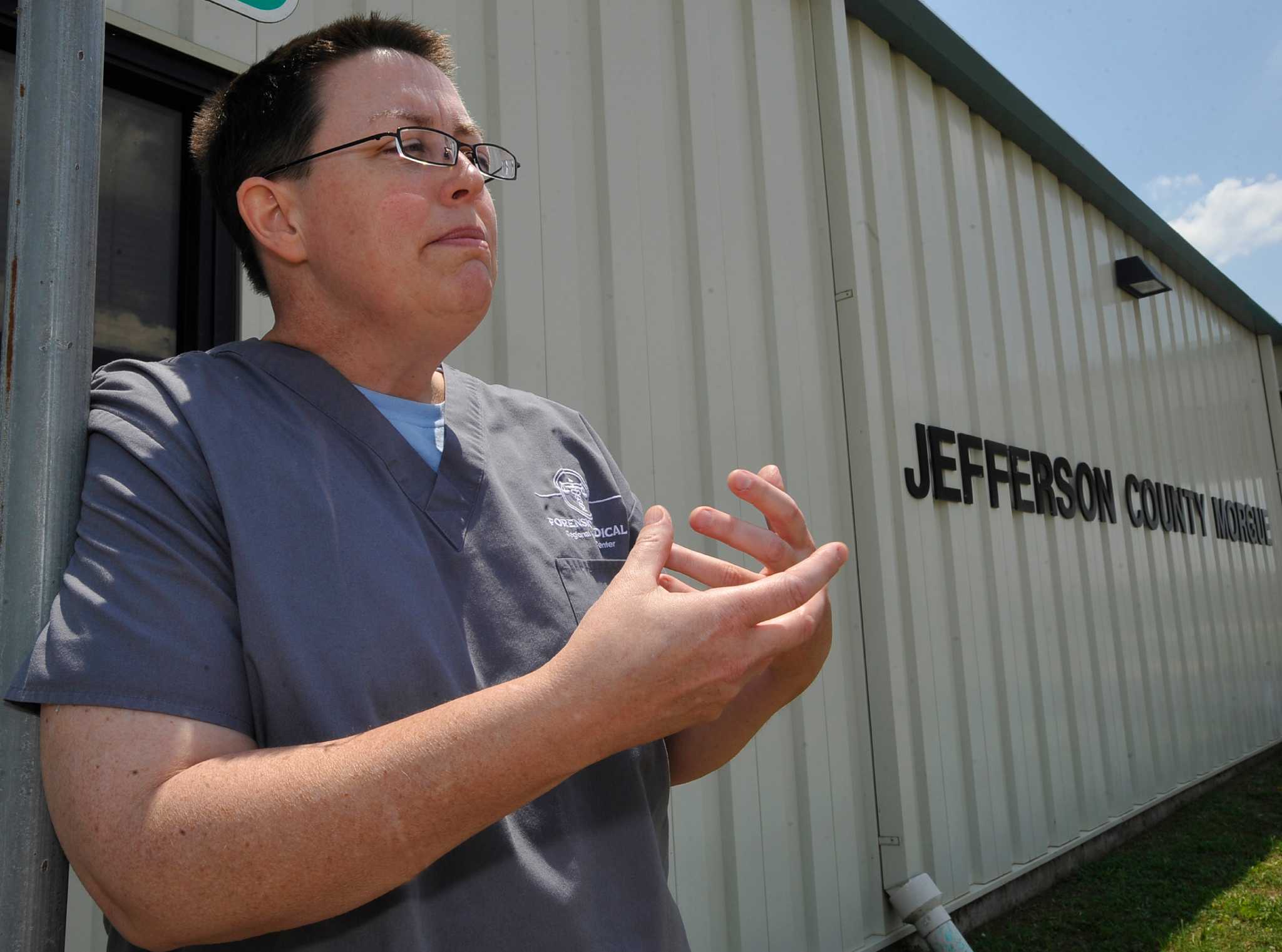 Take a look at the Jefferson County Morgue and the woman who