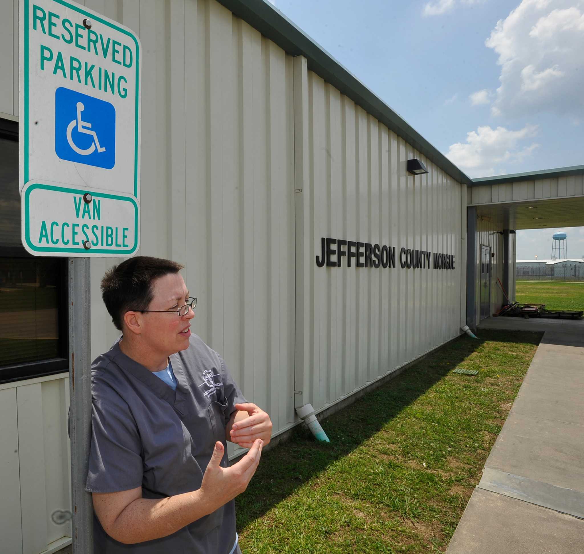 Take a look at the Jefferson County Morgue and the woman who