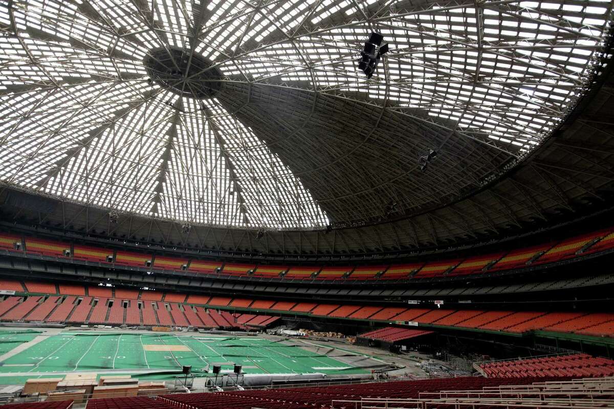 The Astrodome sits empty and falling into disrepair, 47 years after it opened.