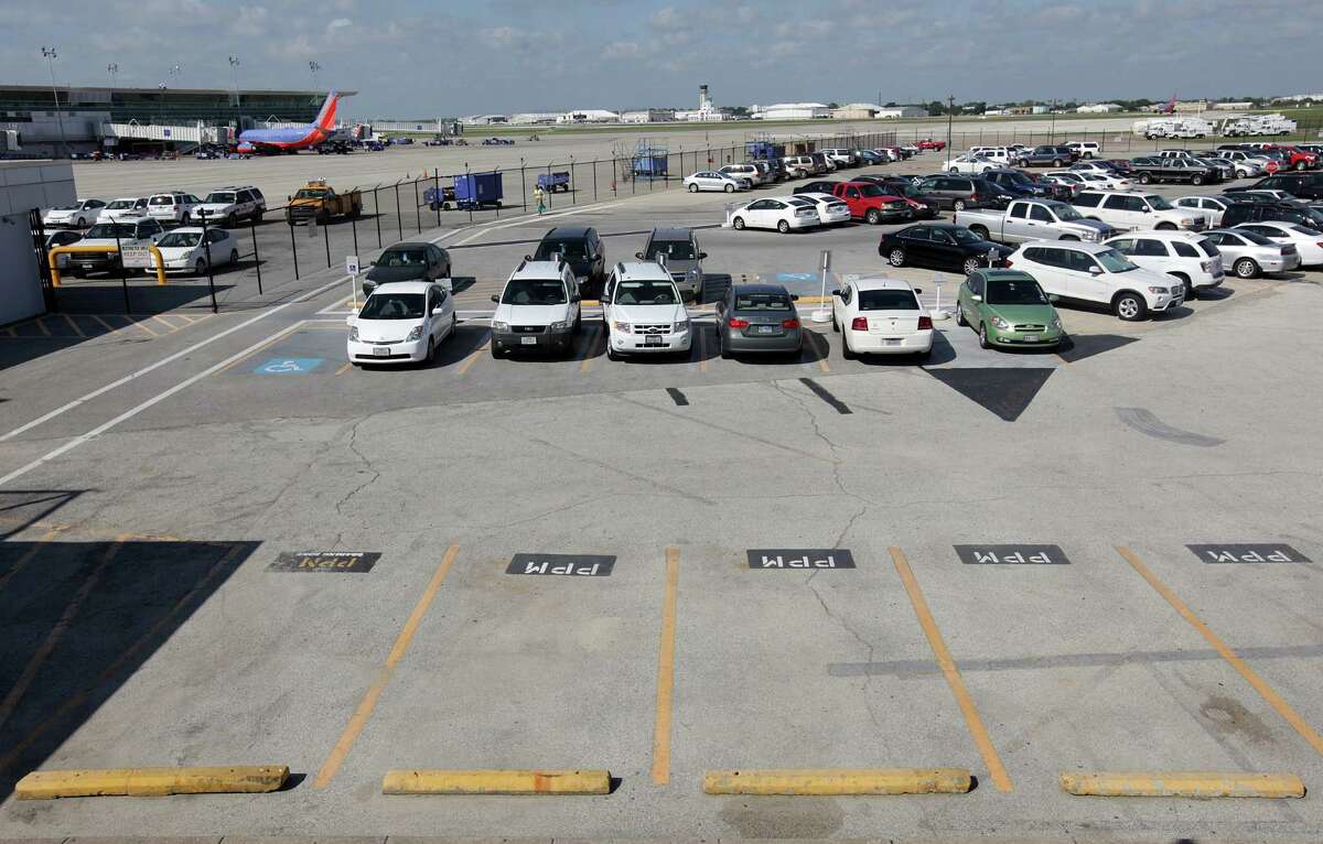 The future Southwest International Terminal will replace this employee parking lot at Hobby Airport on Wednesday, May 23, 2012, in Houston.