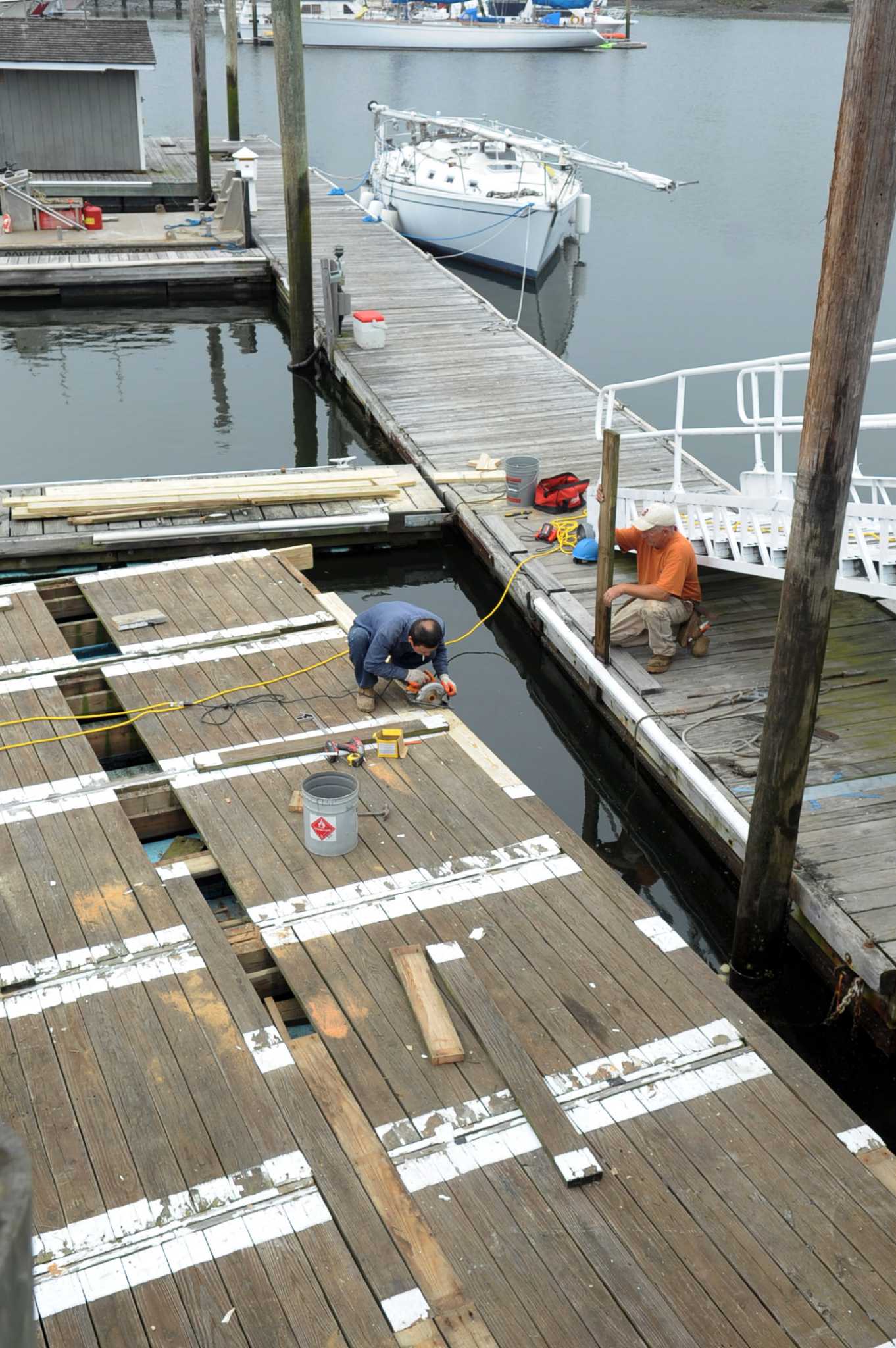 Temporary South End marina set to open