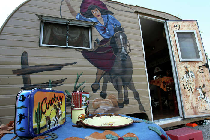 Vintage Cowgirl Print 'Sisters on the Fly' Decor  forTravel Trailer Canned Ham