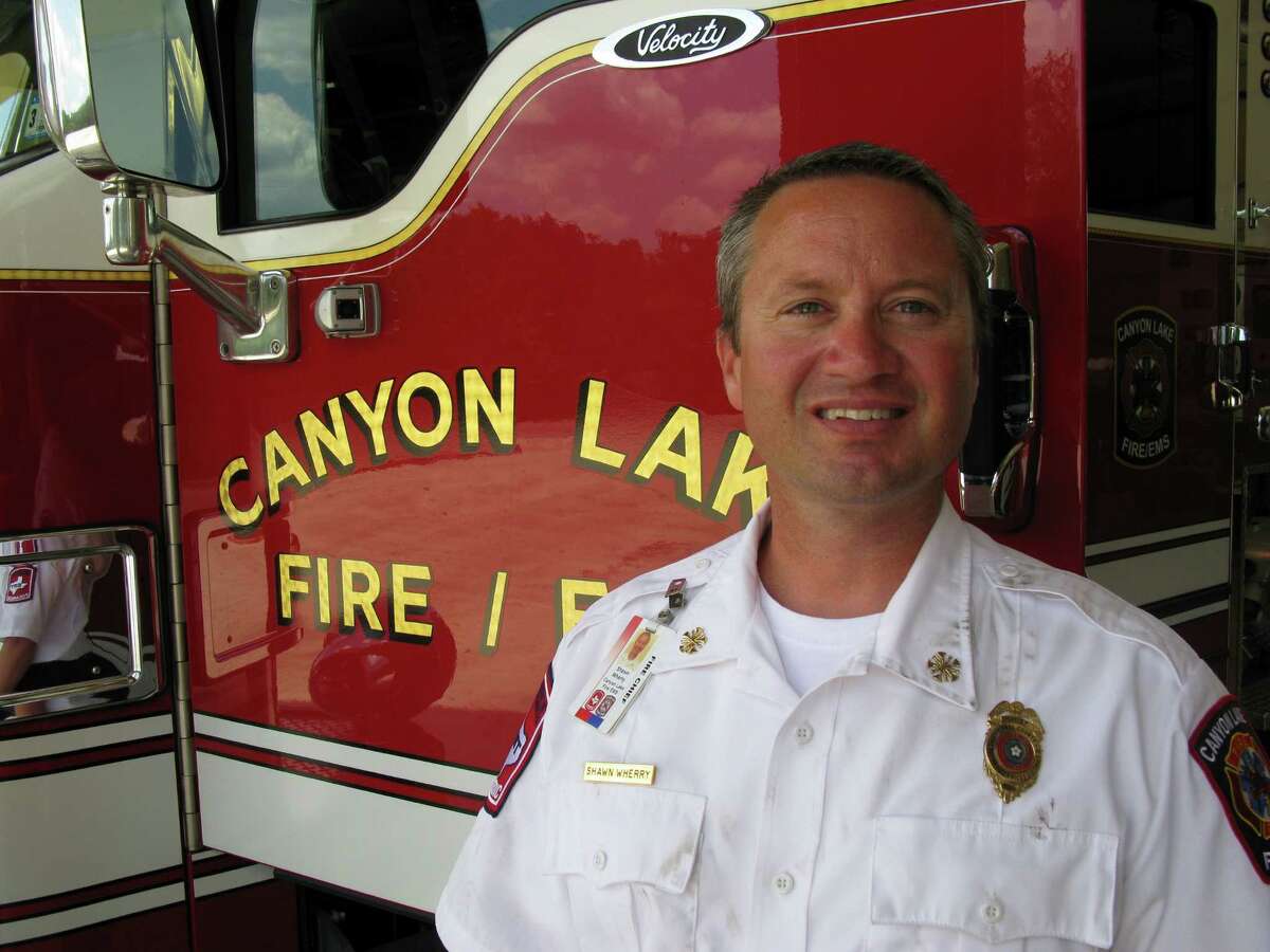 Canyon Lake Fire Chief Shawn Wherry.