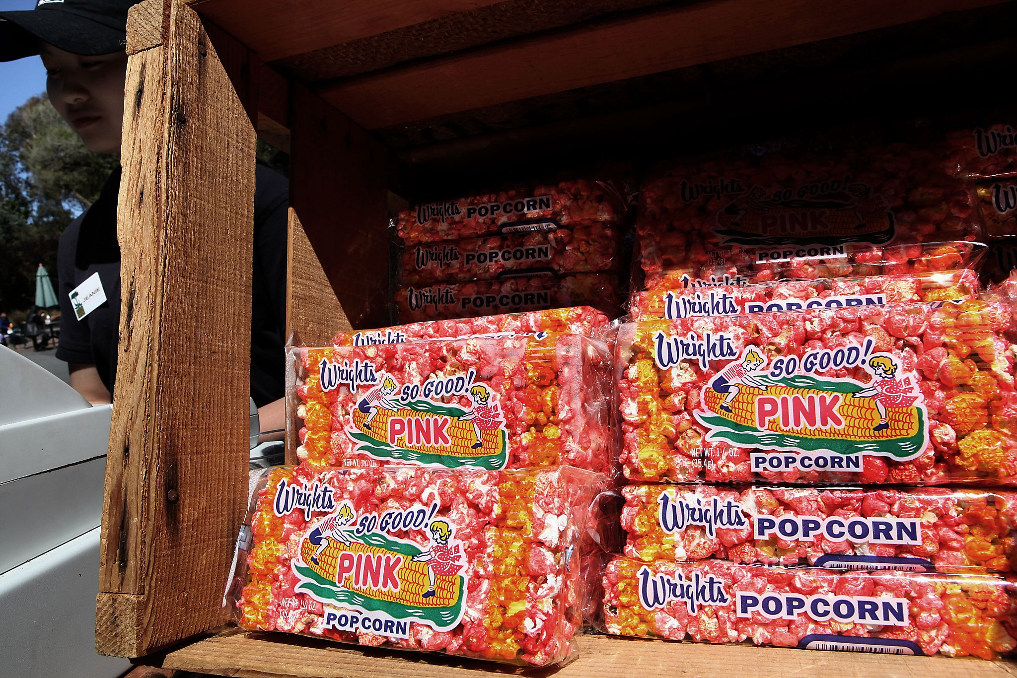 Wright pink popcorn