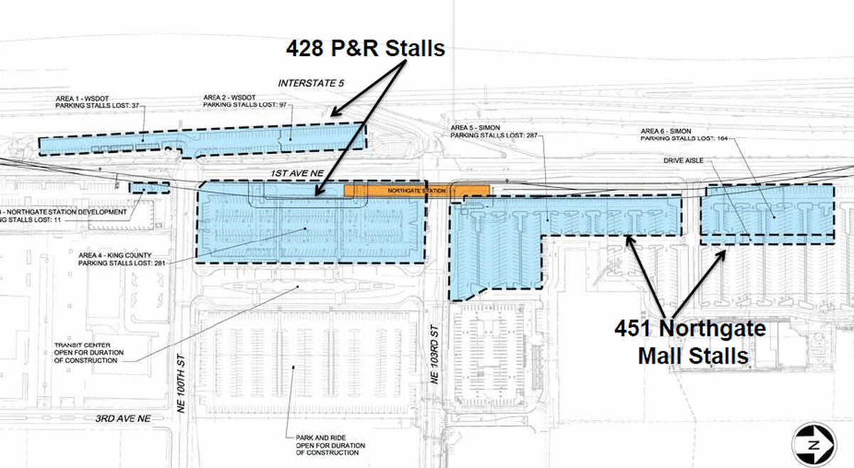 Parking plan for Northgate light rail station triggers dispute
