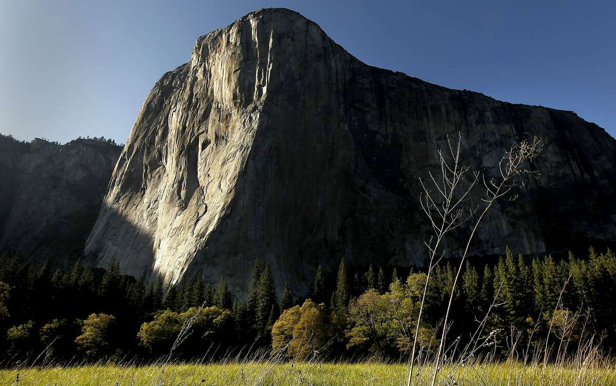 El Capitan aglow in the late afternoon sun at Yosemite National Park, on Friday May 11, 2012. Visitors to California national parks may notice more trash on trails, longer lines at service booths and fewer rangers this summer as the pinch of the federal government's budget problems grow increasingly difficult to overlook.