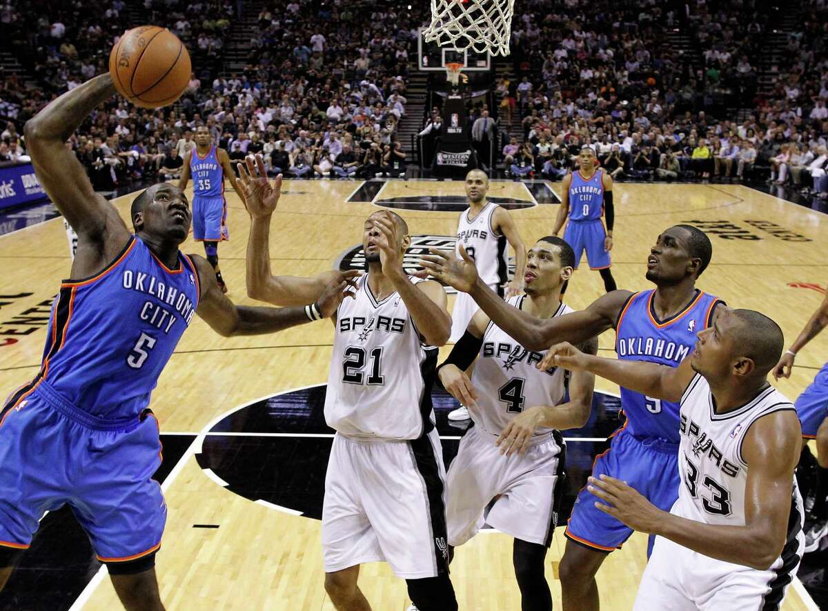 Photos: Kendrick Perkins, Stephen Jackson in the NBA's Western ...