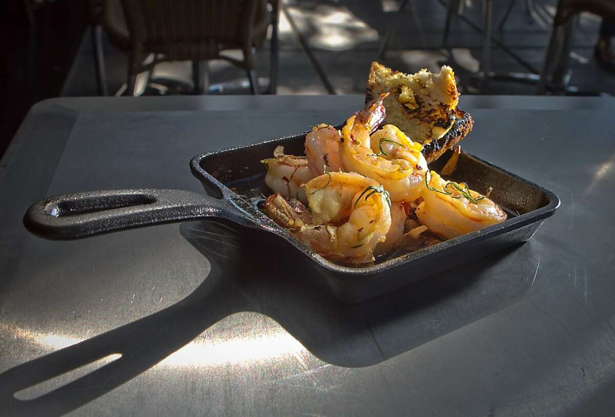 The pan fried Shrimp appetizer at Corners Tavern in Walnut Creek, Calif., is seen on Saturday, May 19th, 2012.