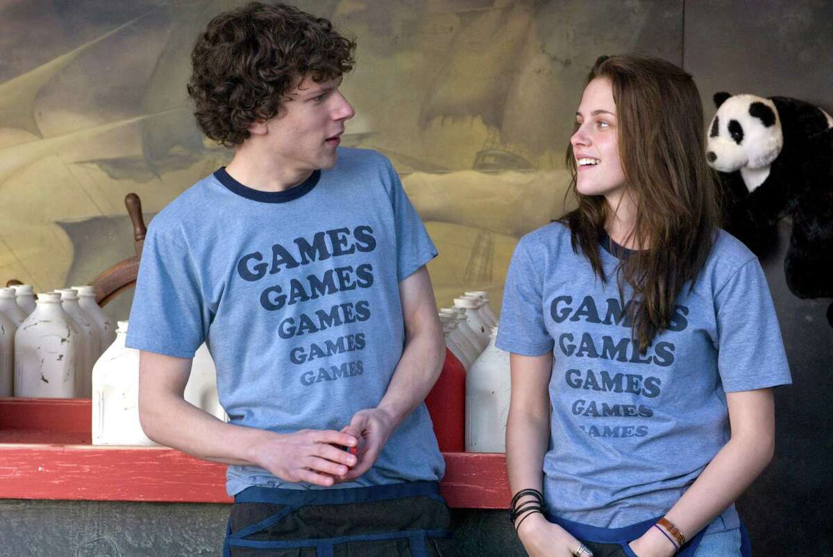 Adventureland (2009) Available on Netflix March 1 In the summer of 1987, a college graduate takes a 'nowhere' job at his local amusement park, only to find it's the perfect course to get him prepared for the real world. (AP Photo/Miramax Films, Abbot Genser)