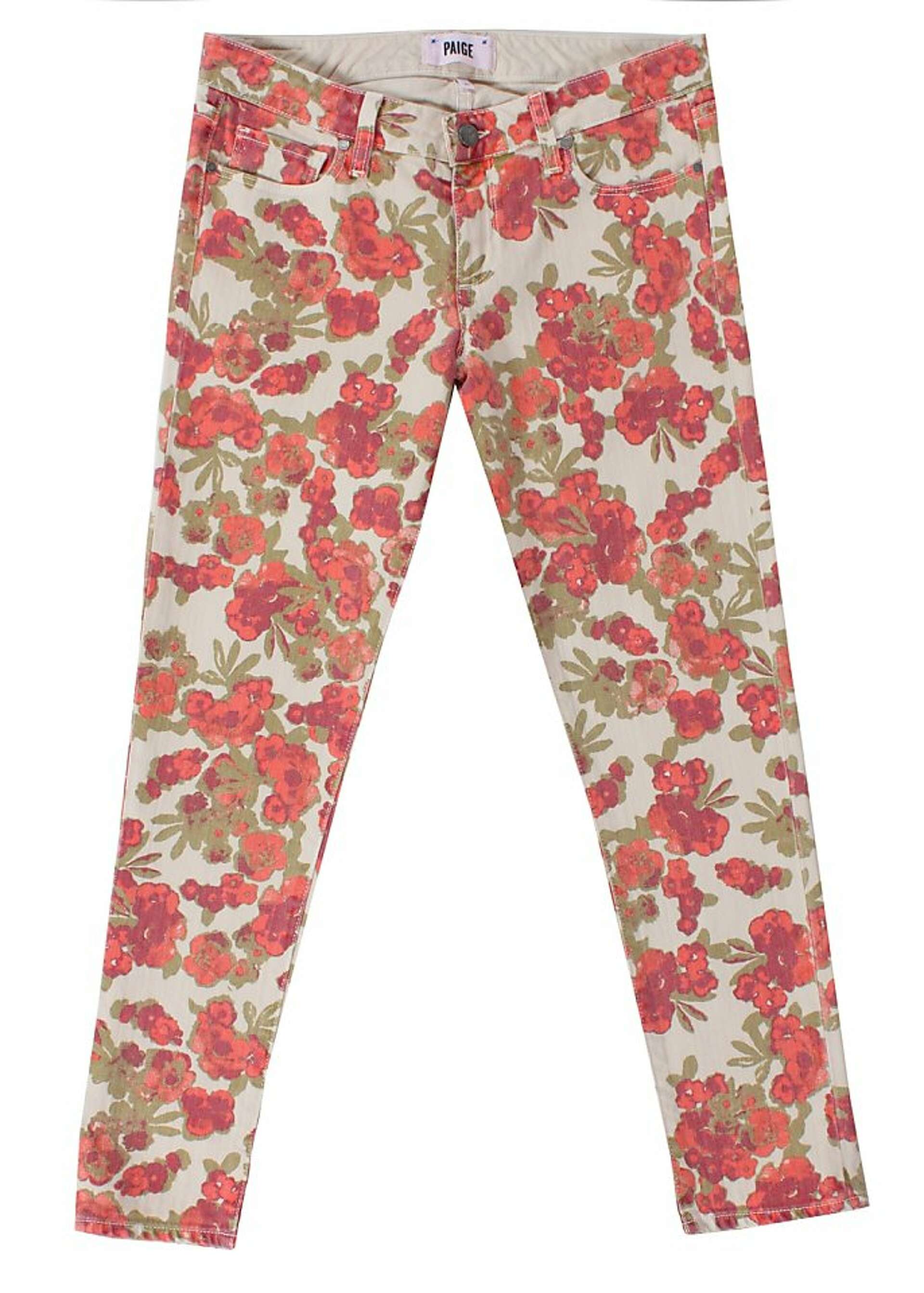 Floral prints bring pants back to the '80s