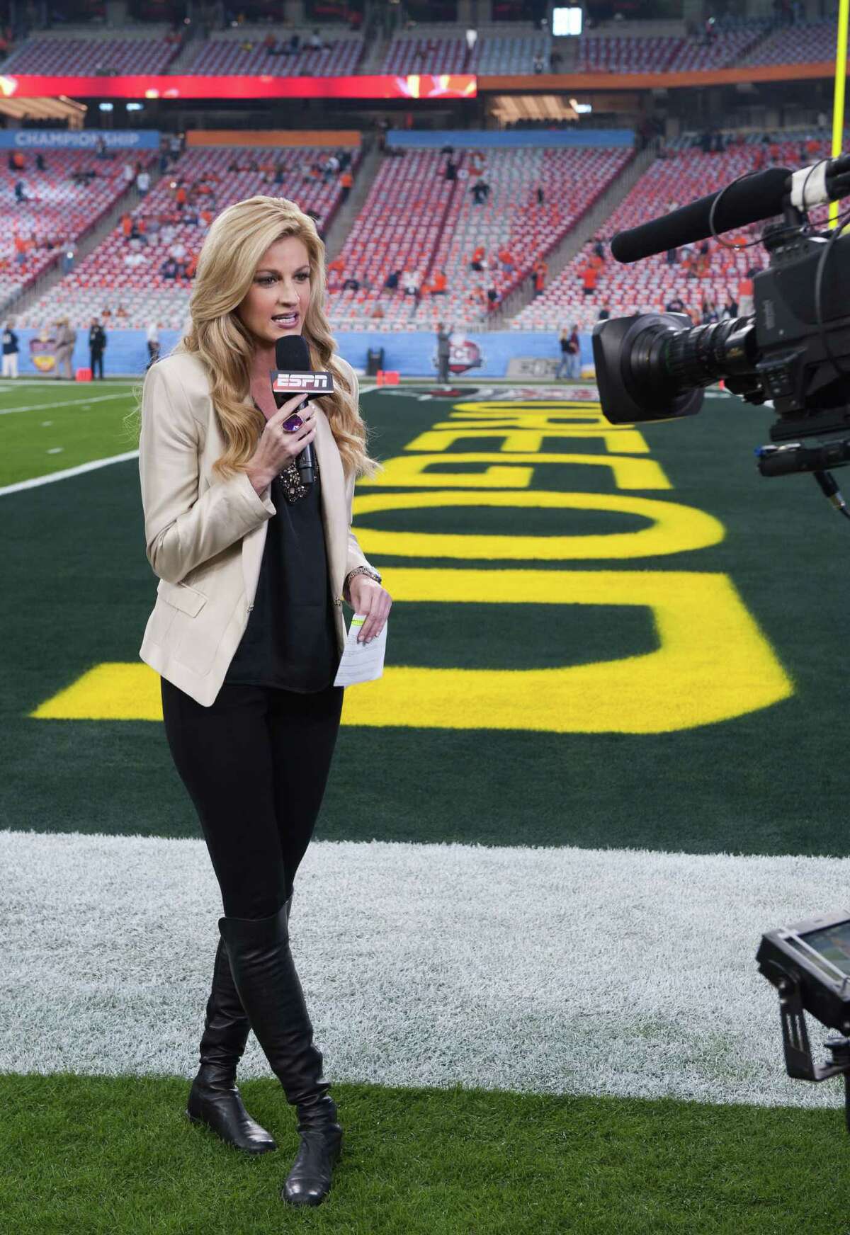 Erin Andrews History on ESPN