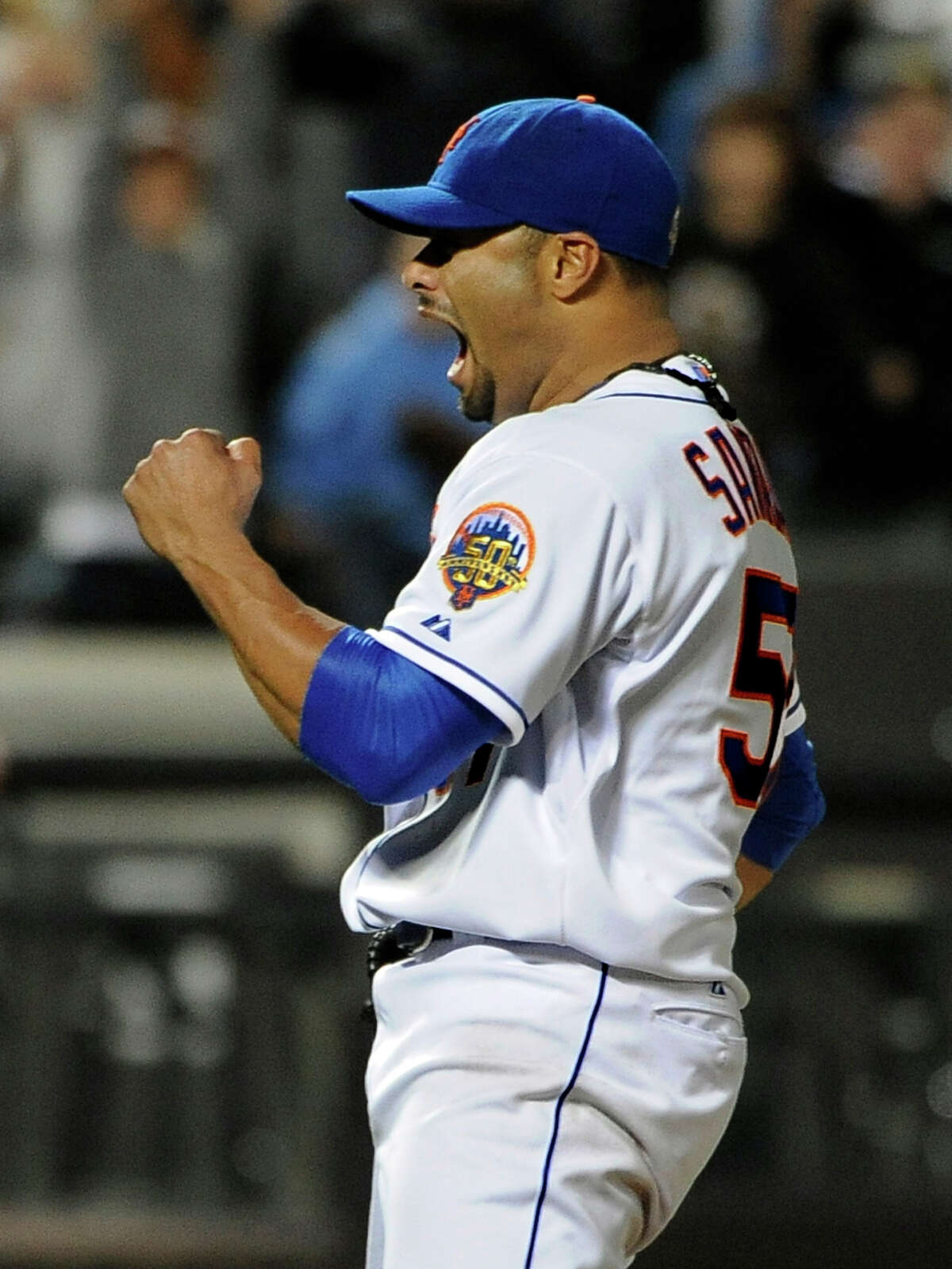 Santana throws Mets' first nohitter