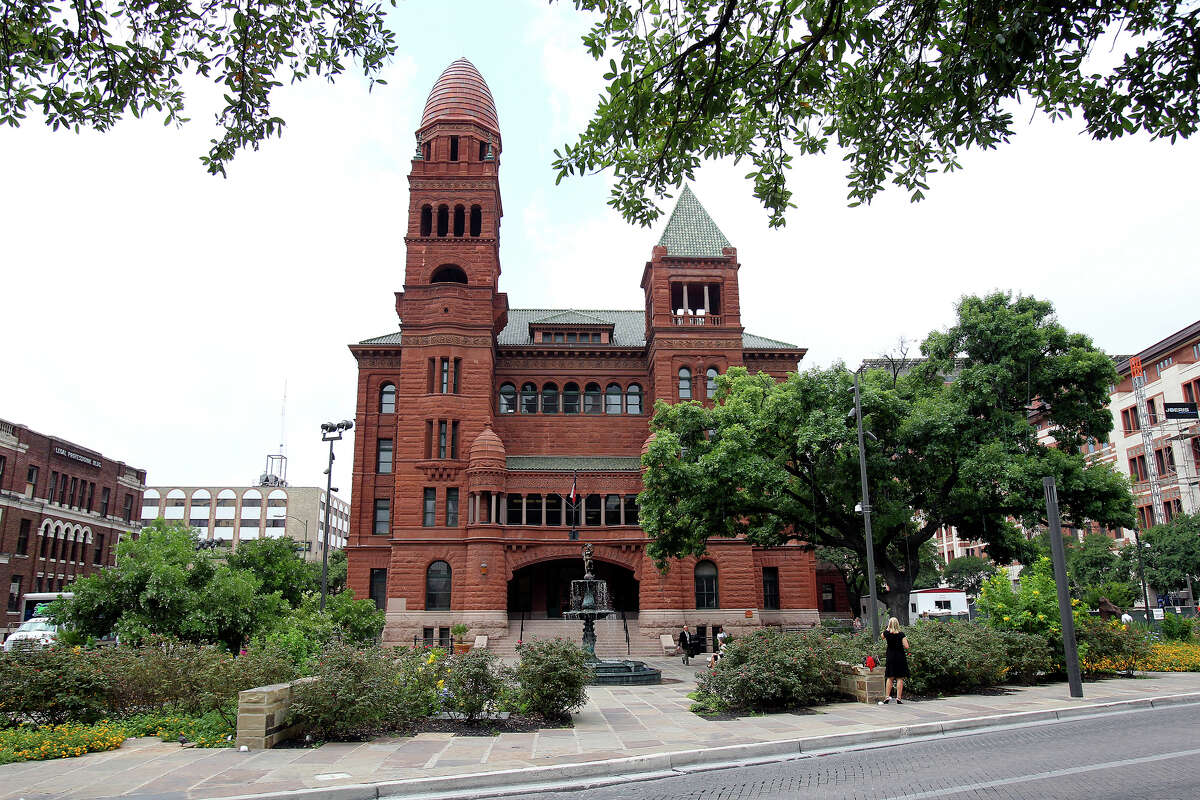 Exterior views of the Bexar County Courthouse on May 30, 2012.