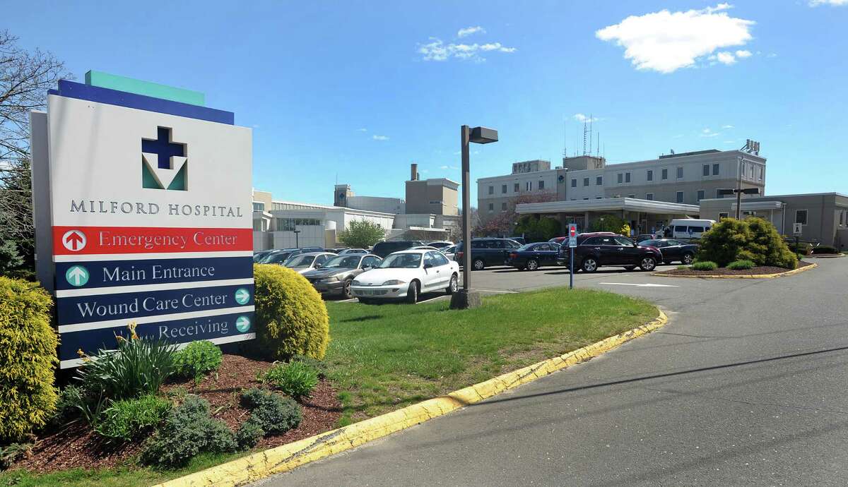 A dozen hospitals in the state -- including Bridgeport Hospital, Milford Hospital and Yale-New Haven Hospital -- received a `C' in safety issues in a ranking system released Wednesday by a patient advocacy group.