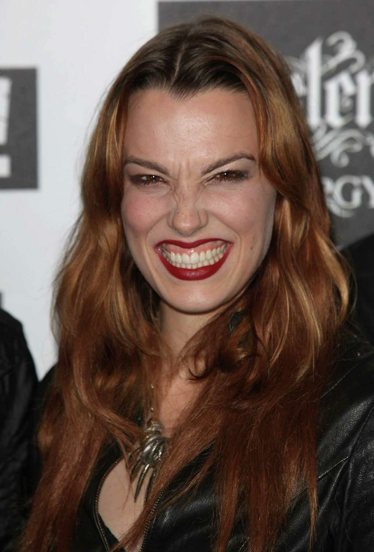 Lzzy Hale of Halestorm attends the Kerrang! Awards at The Brewery on June 7, 2012 in London, England.