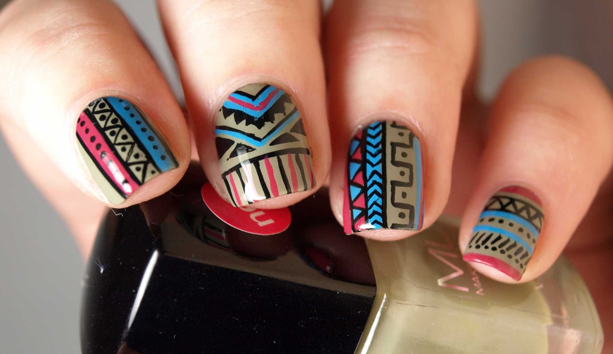 Tribal Nails Design To Embrace Nature - Nail Designs Journal