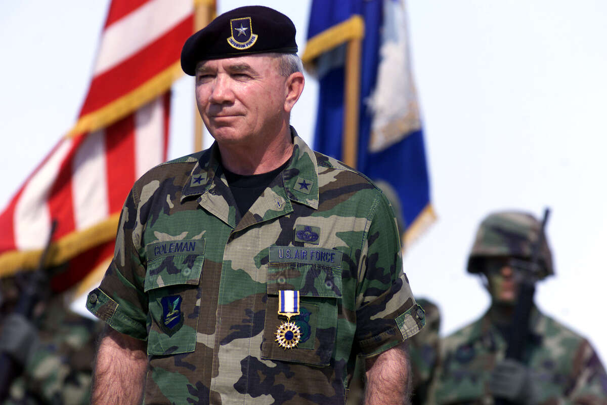 Retired Brig. Gen. Richard Coleman, seen in this 2000 file photo, called the scandal at Joint Base San Antonio-Lackland "a great embarrassment" to the Air Force.