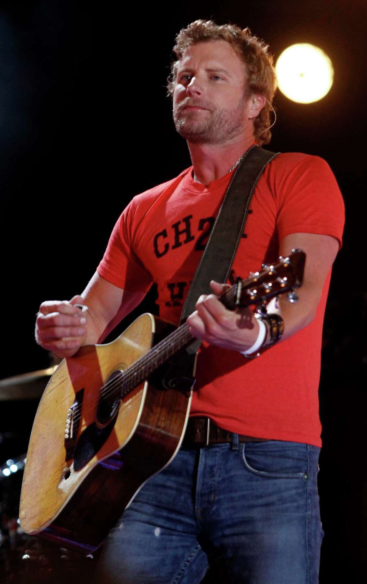 Dierks Bentley at the 2012 CMA Music Festival on Sunday, June 10, 2012 in Nashville, Tenn.