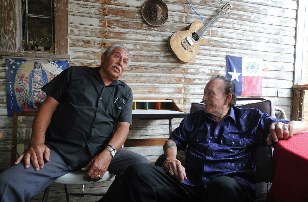 Legendary musicians Flaco Jimenez, right, and Fred Ojeda have reunited under the name they recorded under decades ago - Los Caporales.