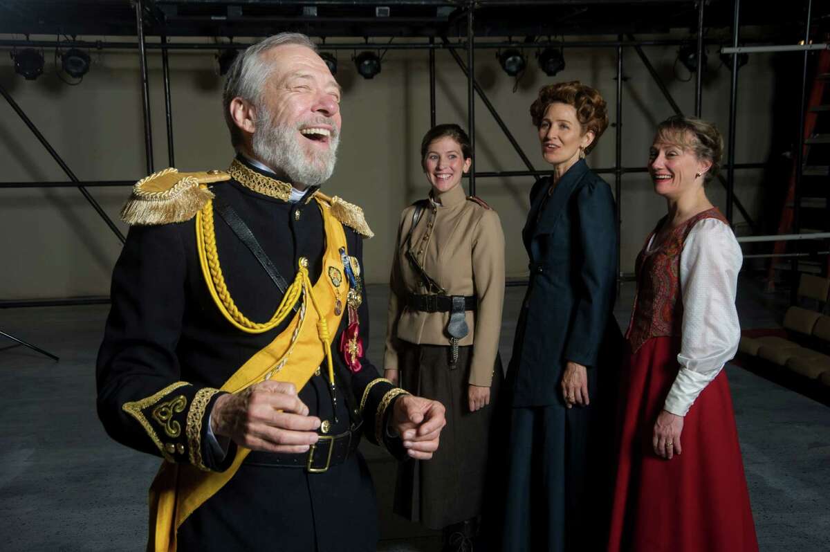 Dennis Krausnick, seen with other members of the cast of the 2012 Shakespeare & Company production of "King Lear," calls the role of the mad king one of the most rewarding in the Shakespearean canon. Kevin Sprague photos.