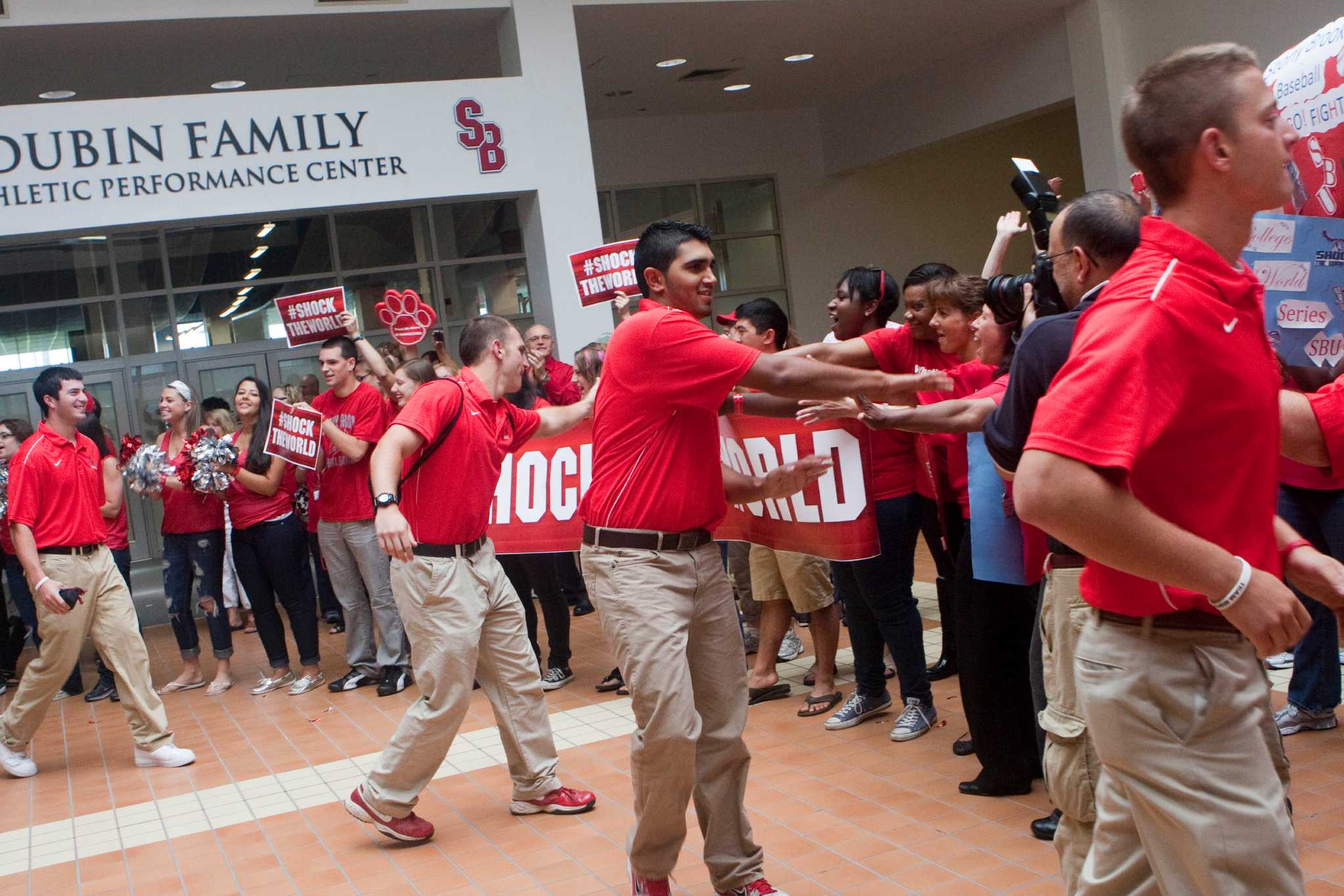 Three Cheers for the Home Team, Pro Sports Team Makes a Big Hit with  Pediatric Patients - SBU News