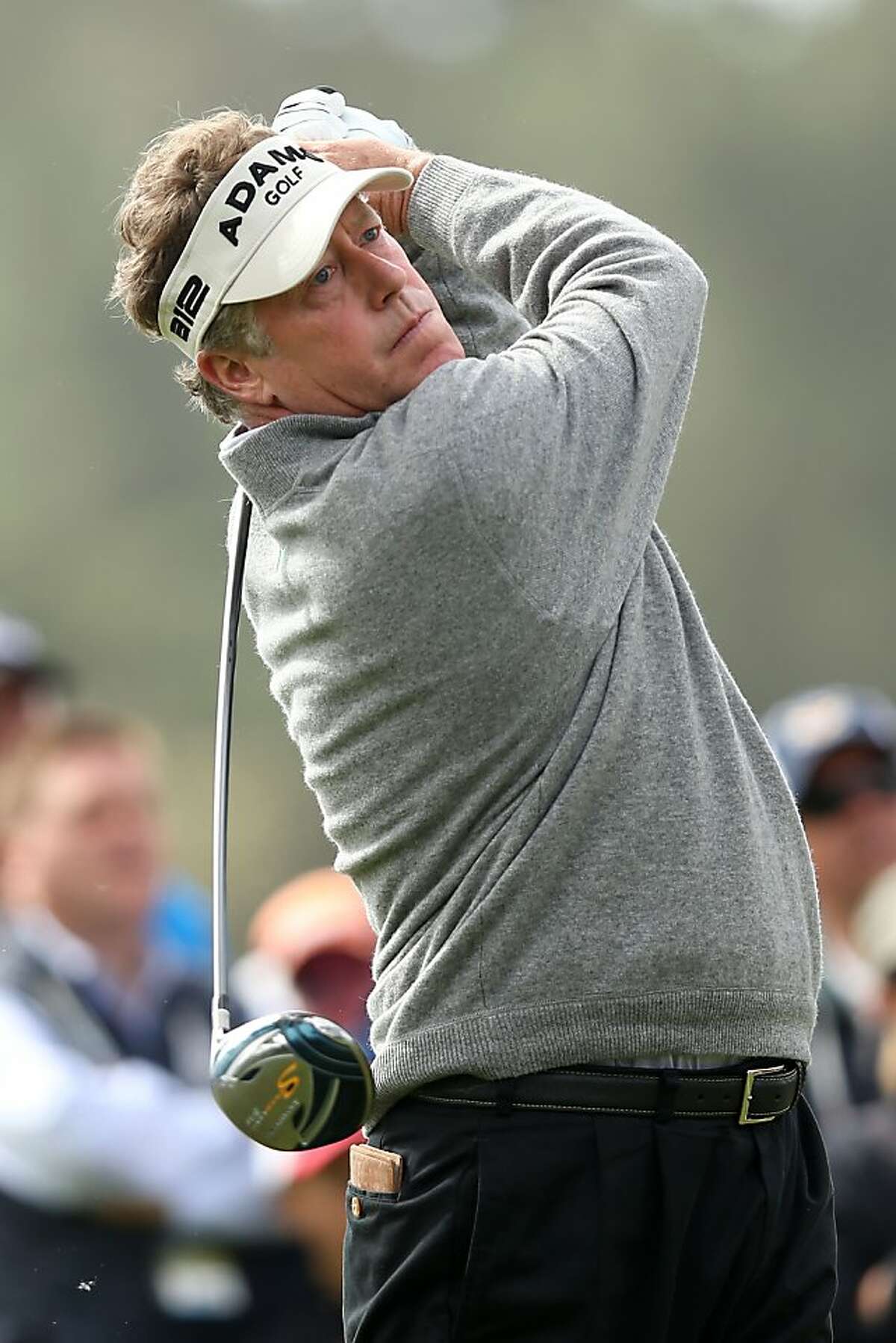SAN FRANCISCO, CA - JUNE 14: Michael Allen of the United States hits a tee shot during the first round of the 112th U.S. Open at The Olympic Club on June 14, 2012 in San Francisco, California. (Photo by Ezra Shaw/Getty Images)