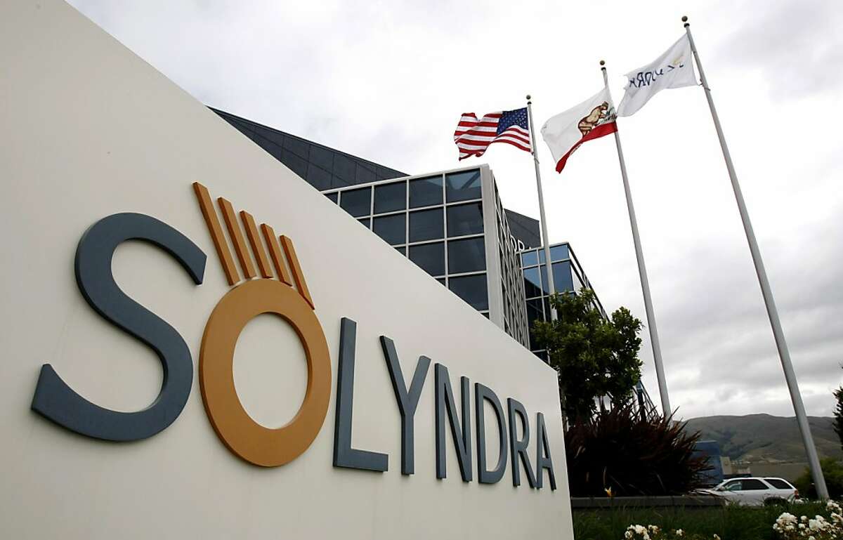 FILE - This May 24, 2010 file photo show the exterior of Solyndra Inc. in Fremont, Calif. The government could lose nearly $3 billion on Energy Department loans for green energy programs _ far less than the $10 billion Congress set aside for the high-risk program, according to an independent review. The White House ordered the review after criticism of a $528 million loan to Solyndra Inc., a California solar company that went bankrupt. (AP Photo/Paul Sakuma, File)