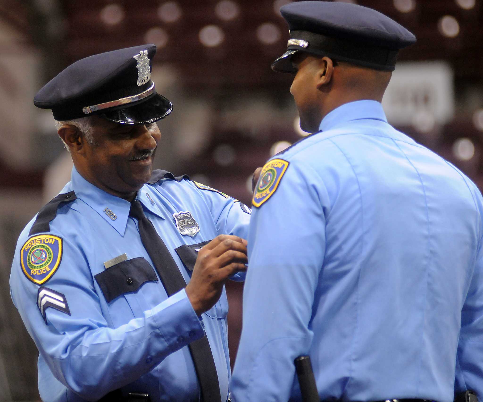 For many of Houston PD's newest cadets, policework is a family affair