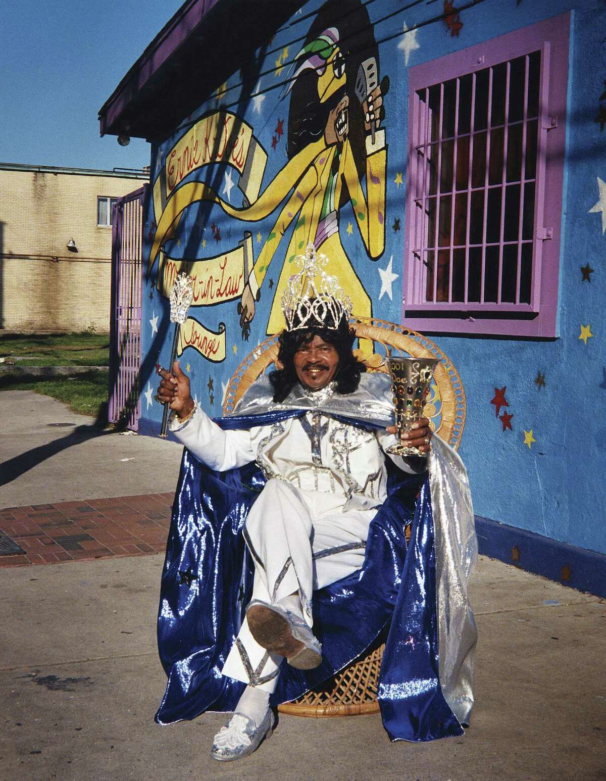 Emperor Ernie K-Doe at his Mother-In-Law Lounge; New Orleans