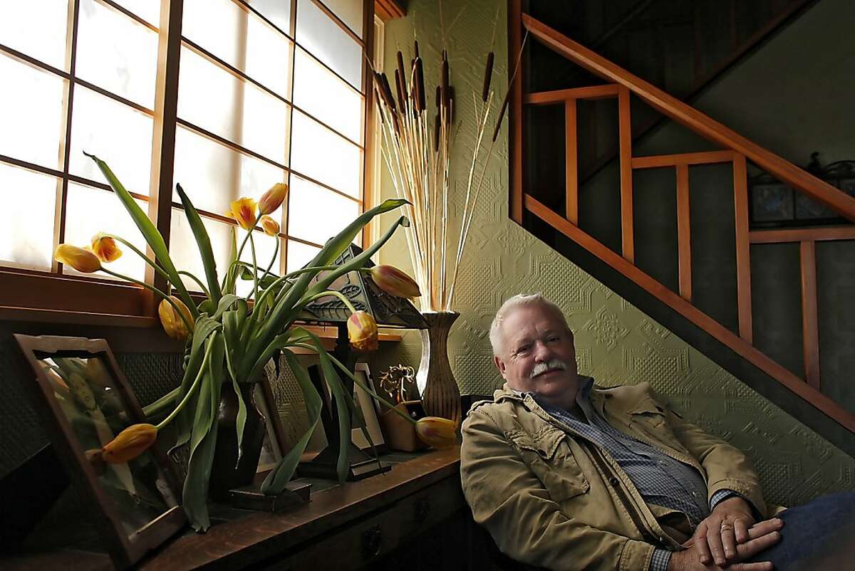 Tales of the City author Armistead Maupin talks about of his book being made as a musical, April 26, 2011, at his home in San Francisco, Calif. ACT is hosting the world premiere of the Tales of the City in May.