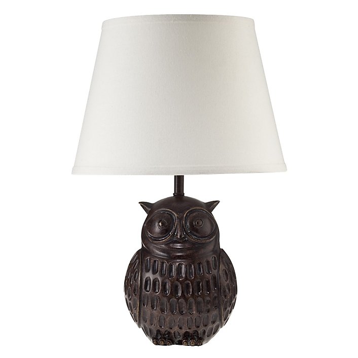 Scenic owl lamps nest on your nightstand