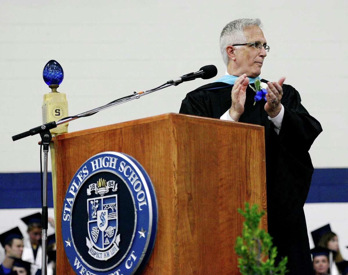 Staples '12 graduates urged to live 'outside the lines'