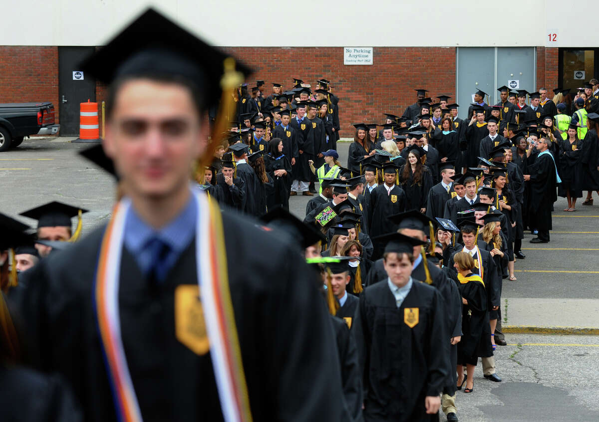 Trumbull High School graduation