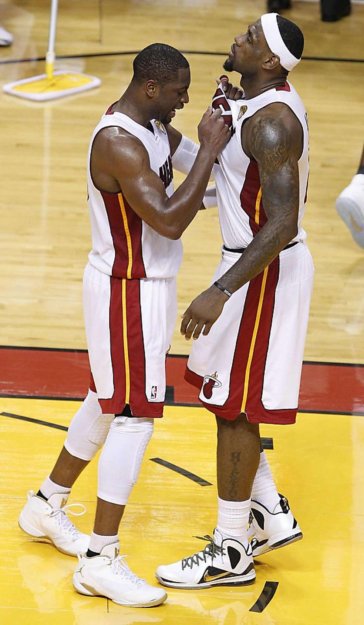 LeBron, Miami move win away from NBA title