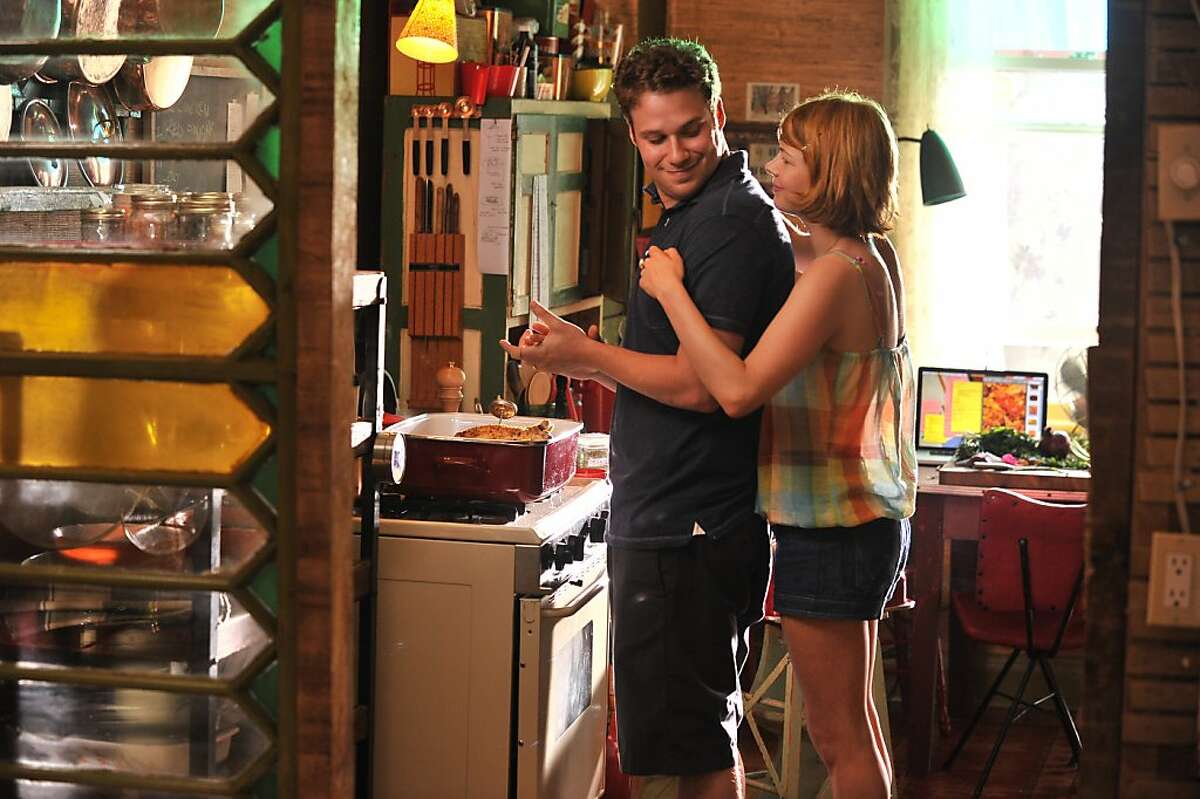Seth Rogen and Michelle Williams play a happily married couple threatened by her attraction to another man in "Take This Waltz."