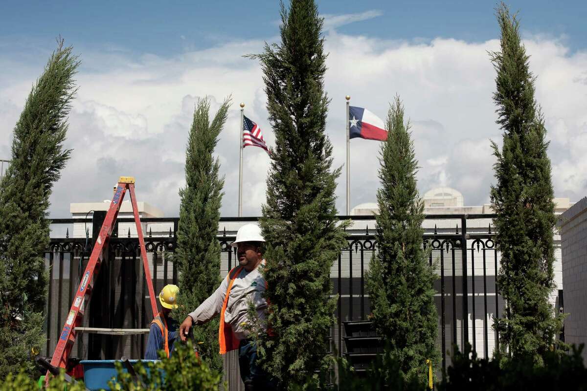 The Governor's Mansion is almost ready for Texas' first family to resume residence. An arson fire nearly destroyed the building in 2008. Work crews are finishing landscaping, irrigation and lighting systems as furniture, artifacts, and decor are installed ahead of the Governor's return to the mansion expected in late July.