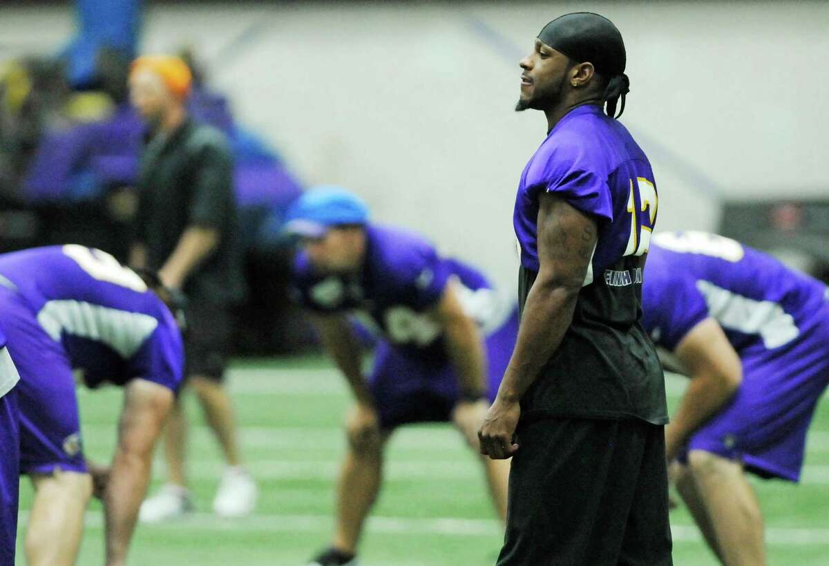 Wide receiver Percy Harvin participated in a walkthrough Wednesday morning but skipped the Vikings' afternoon drills.