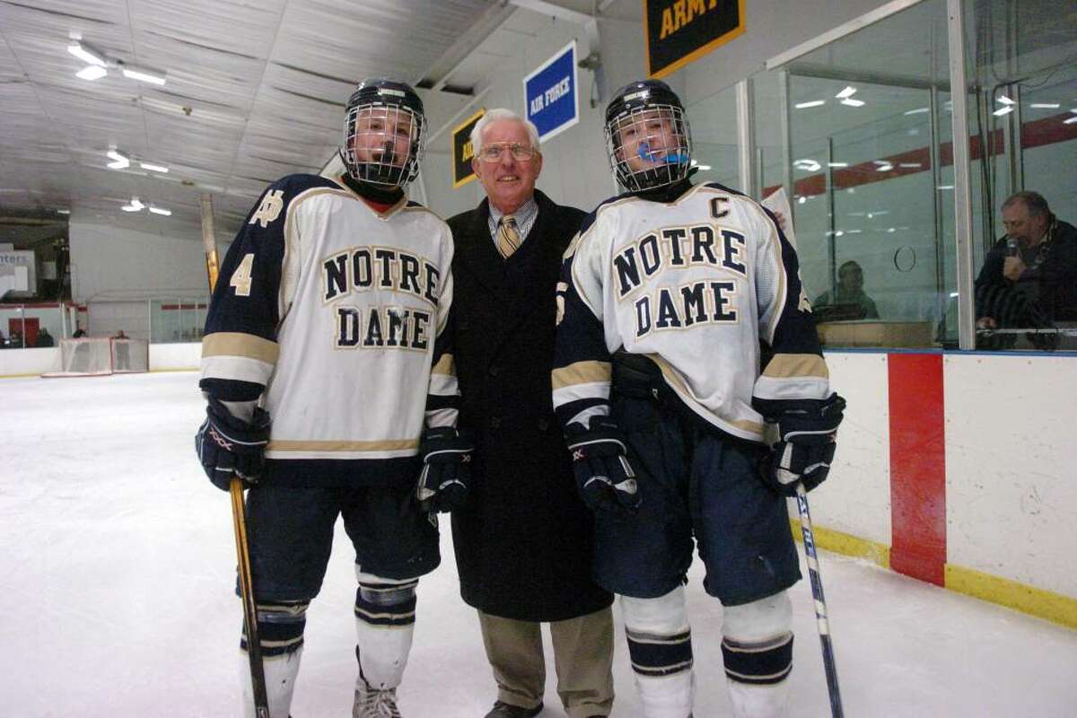 Notre Dame-Fairfield ice hockey coach Marty Roos inducted into CHSCA Hall  of Fame