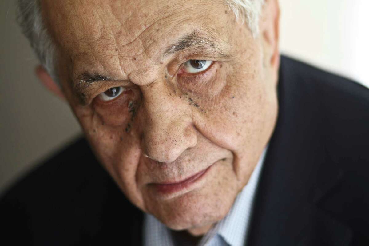 This July 2, 2009 image shows film critic Andrew Sarris in his apartment in New York. Sarris, a leading movie critic during a golden age for reviewers who popularized the French reverence for directors and inspired debate about countless films and filmmakers, died Wednesday, June 20, 2012 at St. Luke's-Roosevelt Hospital in Manhattan after complications developed from a stomach virus. He was 83. (AP Photo/The New York Times, Fred R. Conrad) MANDATORY CREDIT: Fred R. Conrad/The New York Times