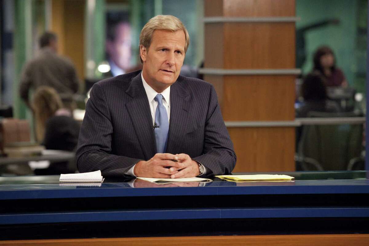 This publicity image released by HBO shows Jeff Daniels portraying anchor Will McAvoy on the HBO series, "The Newsroom," premiering Sunday, June 24, 2012 at 10 p.m. EST on HBO.