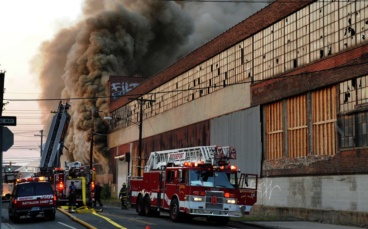 Fire finally out at Bridgeport factory building